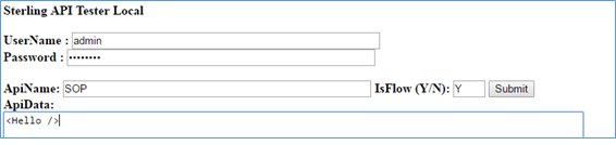 Calling Service using API Tester